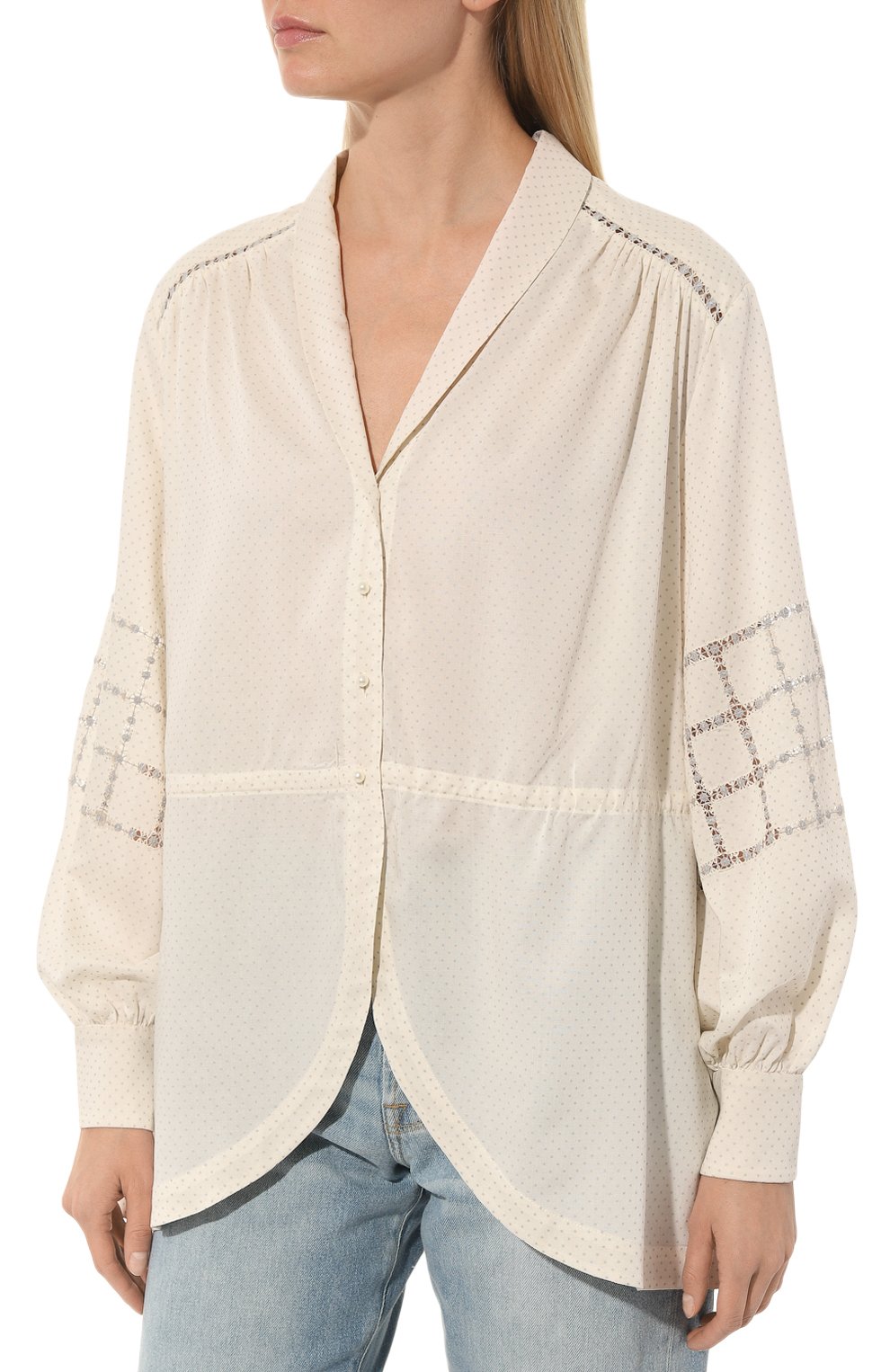 Блузка из вискозы ALEXANDRA GEORGIEVA BY KRESTETSKAYA STROCHKA, арт. V228bg21, фото 3