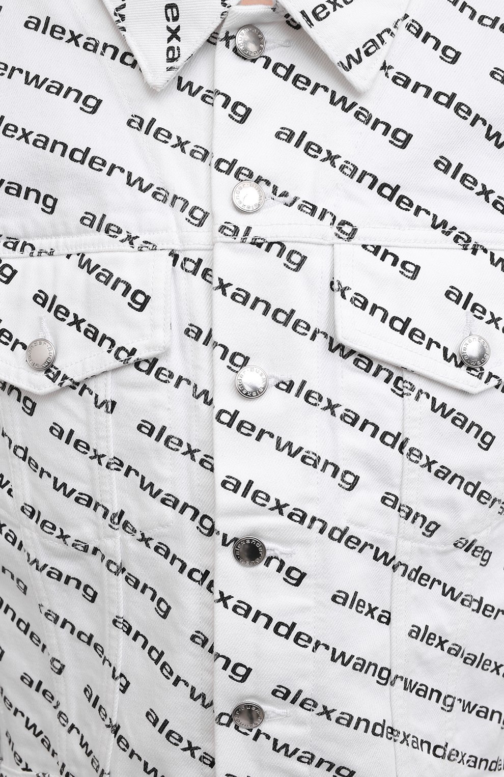 Джинсовая куртка ALEXANDER WANG черно-белого цвета по цене 82650 руб., арт. 4DC1212891, фото 5 Джинсовая куртка ALEXANDER WANG, арт. 4DC1212891, фото 5