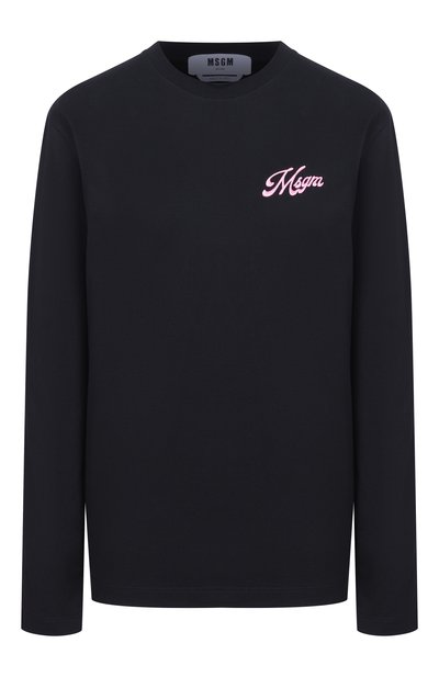 Женская хлопковый лонгслив MSGM, арт. 4041MDM111D/267002