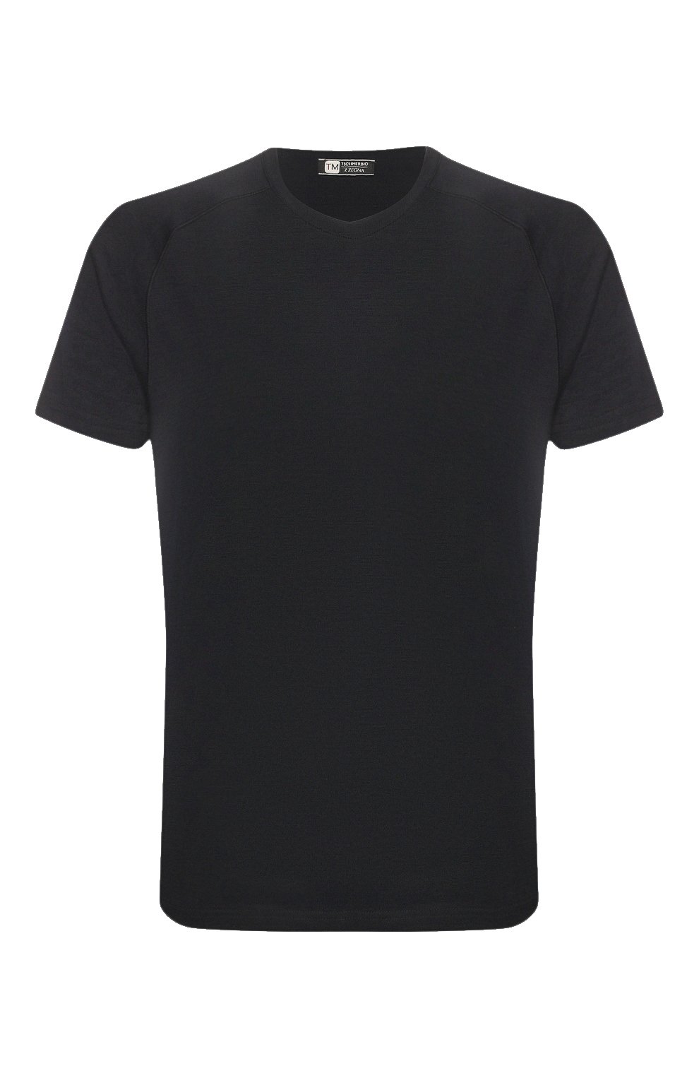 Шерстяная футболка ZEGNA темно-синего цвета по цене 29950 руб., арт. V8390/ZZT653, фото 1 Шерстяная футболка ZEGNA, арт. V8390/ZZT653, фото 1