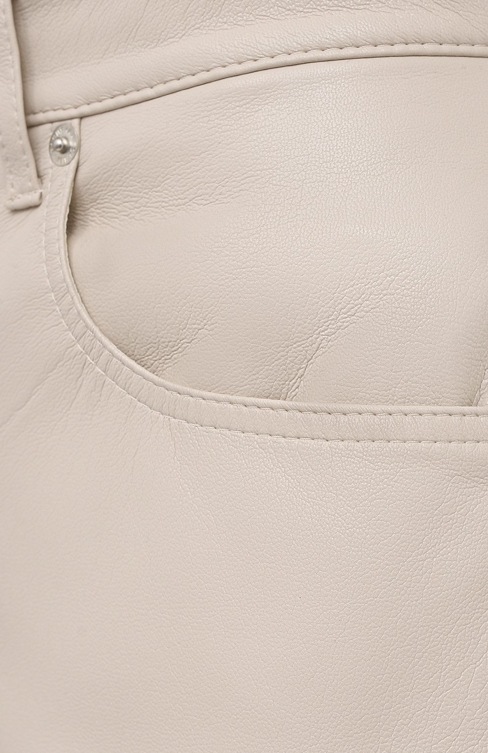 Брюки NANUSHKA, арт. VINNI_CREME_VEGAN LEATHER, фото 5
