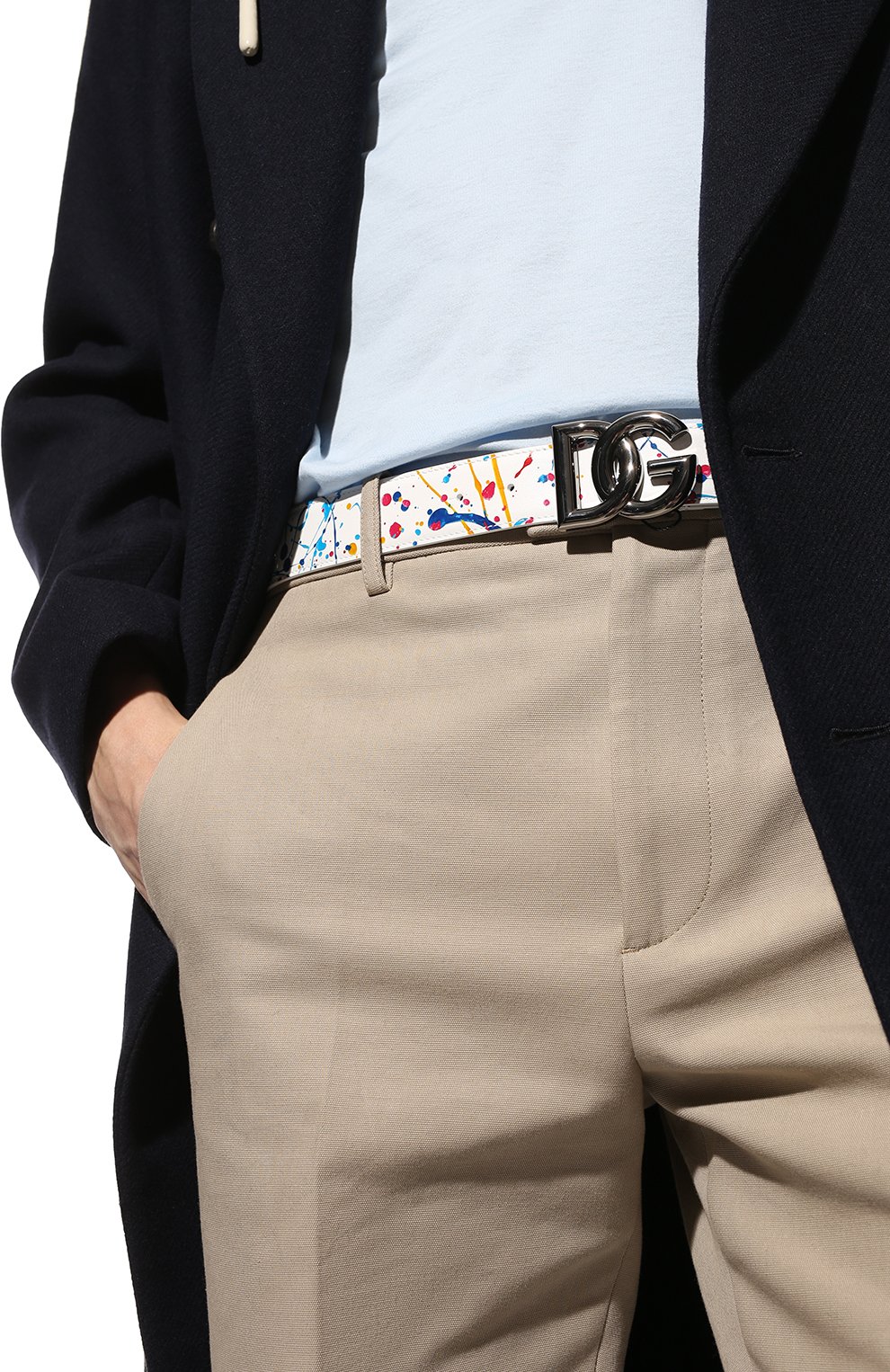 Кожаный ремень DOLCE & GABBANA, арт. BC4644/AY395, фото 2