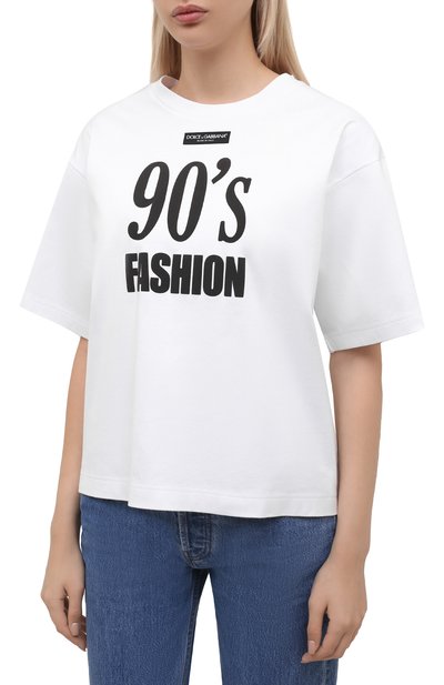 Хлопковая футболка DOLCE & GABBANA, арт. F8049T/HU7H8, фото 3