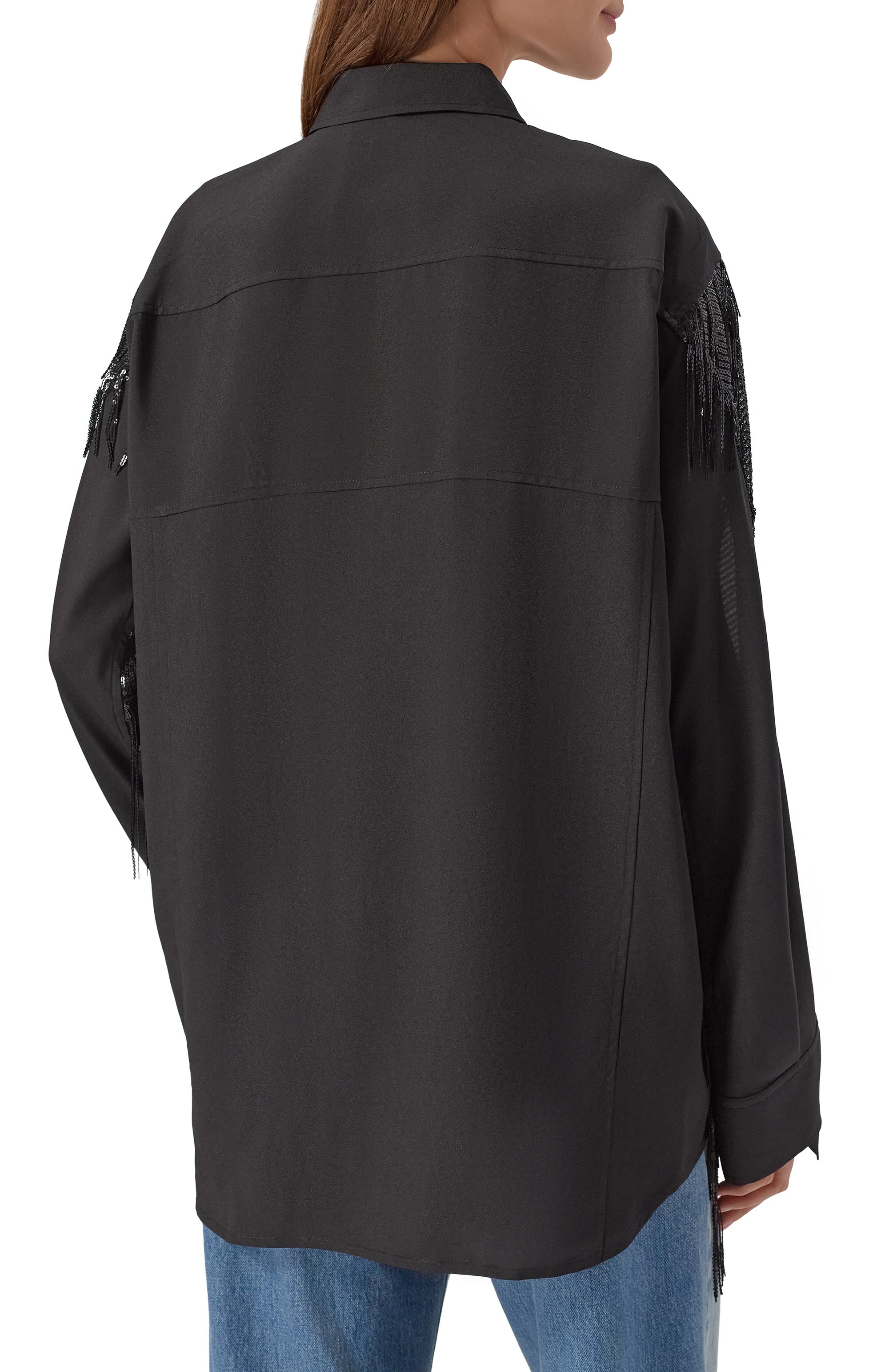 Рубашка с отделкой пайетками 3.1 PHILLIP LIM, арт. P252-21687SFR, фото 4