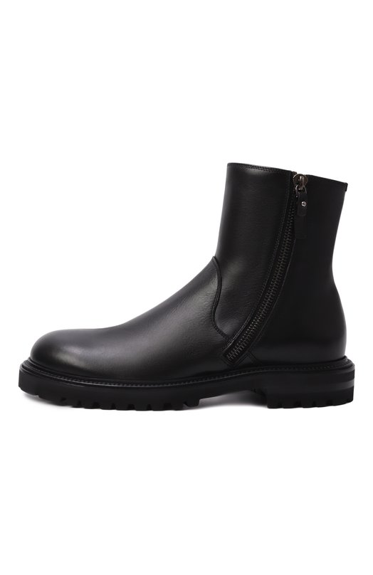 Кожаные сапоги Giorgio Armani GM002324/AF20410 Чёрный  GM002324/AF20410 Фото 4