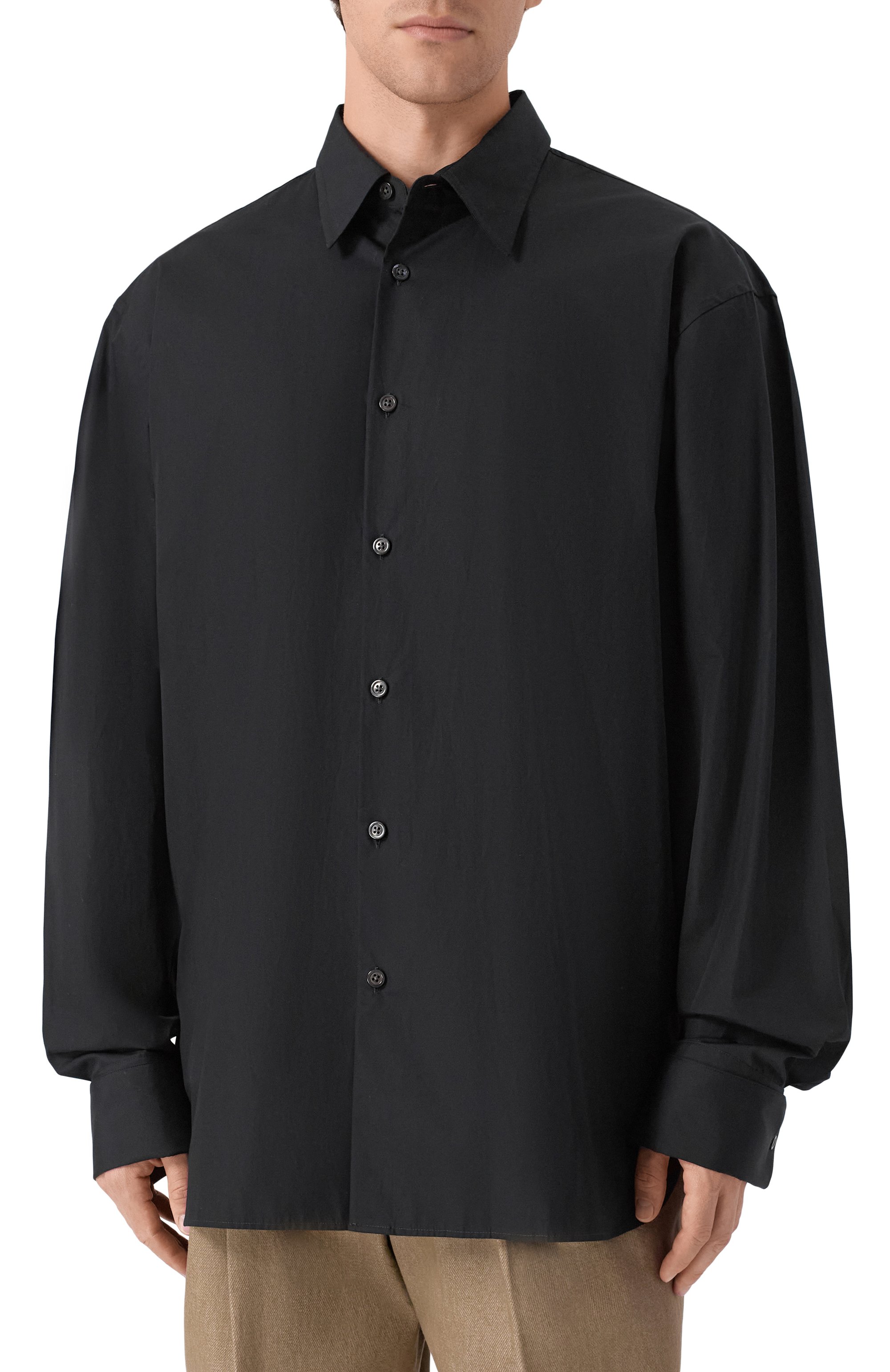 Хлопковая рубашка DRIES VAN NOTEN, арт. 020767-2293-900, фото 3