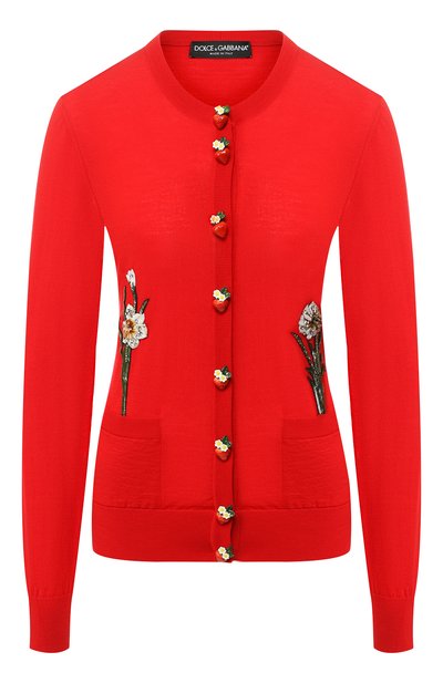 Шерстяной кардиган с декоративными пуговицами DOLCE & GABBANA, арт. FX054Z/JAVHM, фото 1