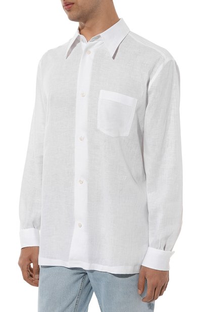 Льняная рубашка DOLCE & GABBANA, арт. G5KJ0Z/FU4IK, фото 3