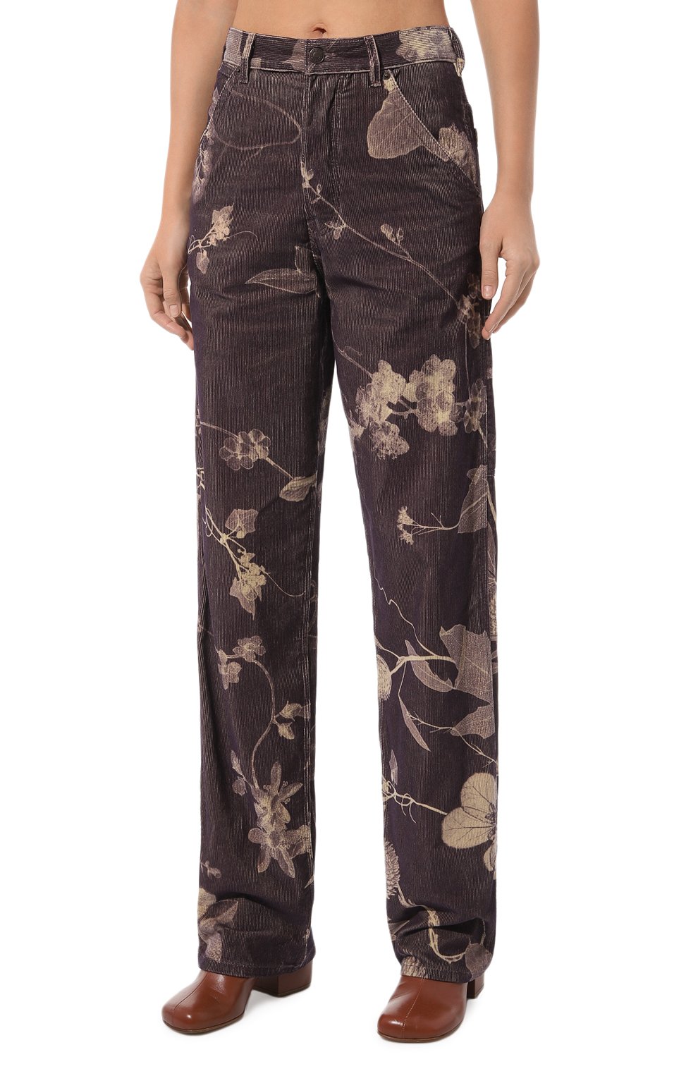 Хлопковые брюки DRIES VAN NOTEN, арт. 232-010929-7044, фото 3