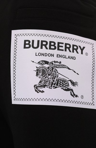 Хлопковые джоггеры BURBERRY, арт. 8064432, фото 5