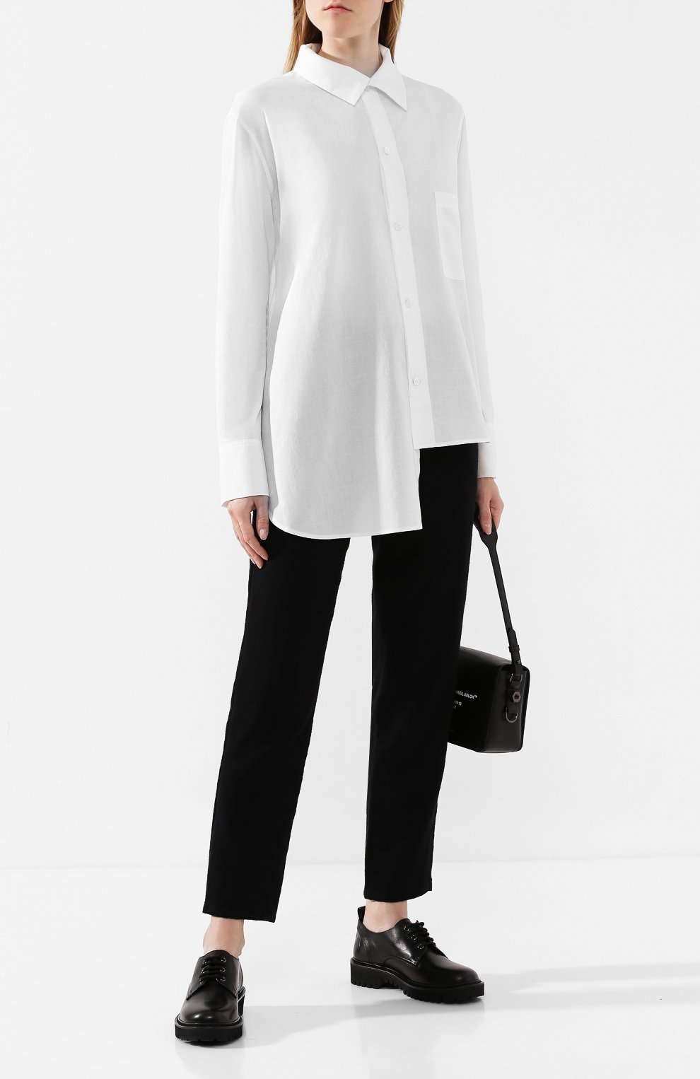 Хлопковая рубашка YOHJI YAMAMOTO, арт. YJ-B05-030, фото 2