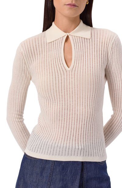 Пуловер из шелка и шерсти MAX MARA STUDIO, арт. EGREGE, фото 5