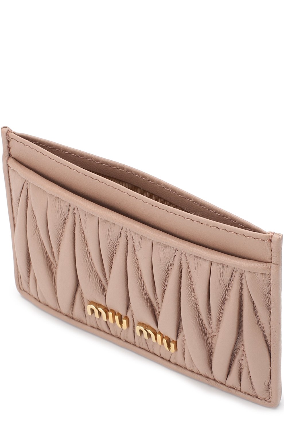 Кожаный футляр для кредитных карт MIU MIU, арт. 5MC208-N88-F0770, фото 3