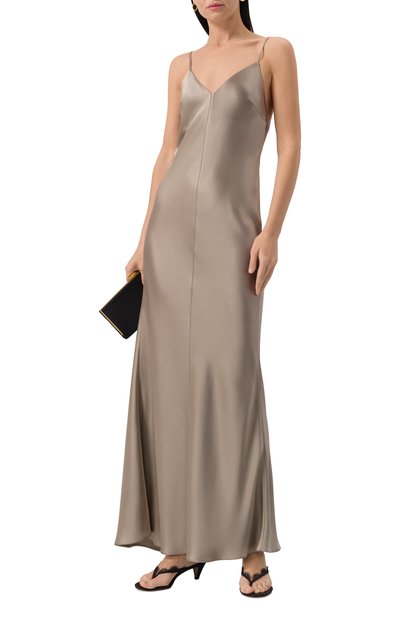 Атласное платье 12 STOREEZ, арт. 130741, фото 2