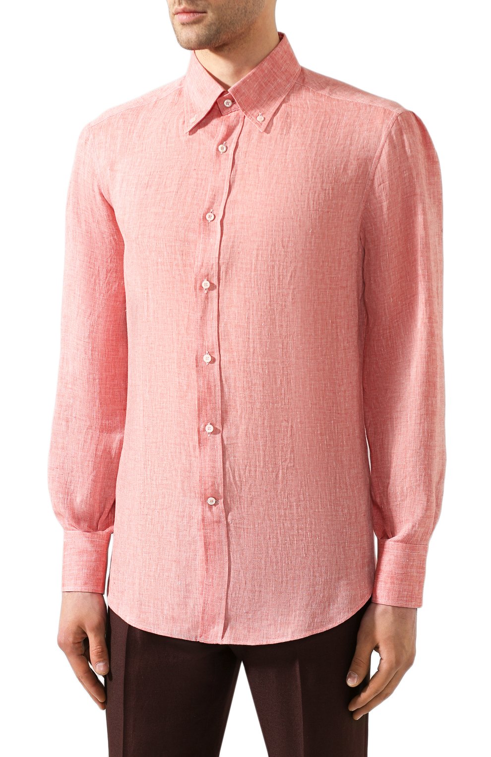 Льняная рубашка BRUNELLO CUCINELLI, арт. MB6080038, фото 3