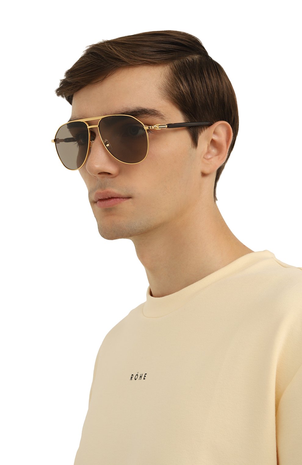 Солнцезащитные очки GUCCI черного цвета по цене 53100 руб., арт. GG1220S 002, фото 3 Солнцезащитные очки GUCCI, арт. GG1220S 002, фото 3