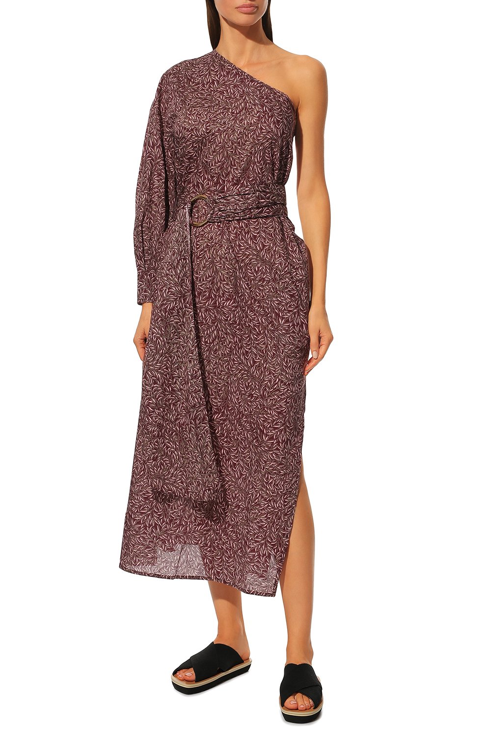 Хлопковое платье NACKIYE, арт. PATM0S 0NE-SH0ULDER KAFTAN DRESS, фото 3