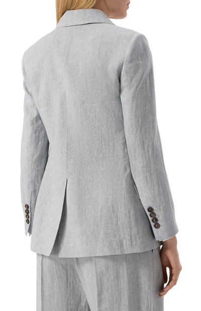 Льняной жакет BRUNELLO CUCINELLI, арт. MH5477039, фото 4