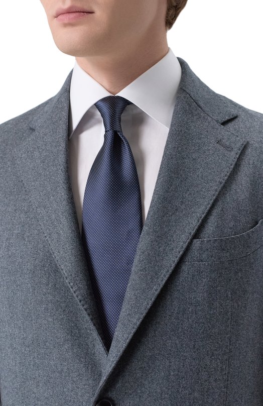 Шелковый галстук Stefano Ricci CCXL/96150 Синий  CCXL/96150 Фото 2