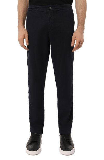 Брюки изо льна и хлопка BOGNER синего цвета по цене 30400 руб., арт. 18507335, фото 3 Брюки изо льна и хлопка BOGNER, арт. 18507335, фото 3