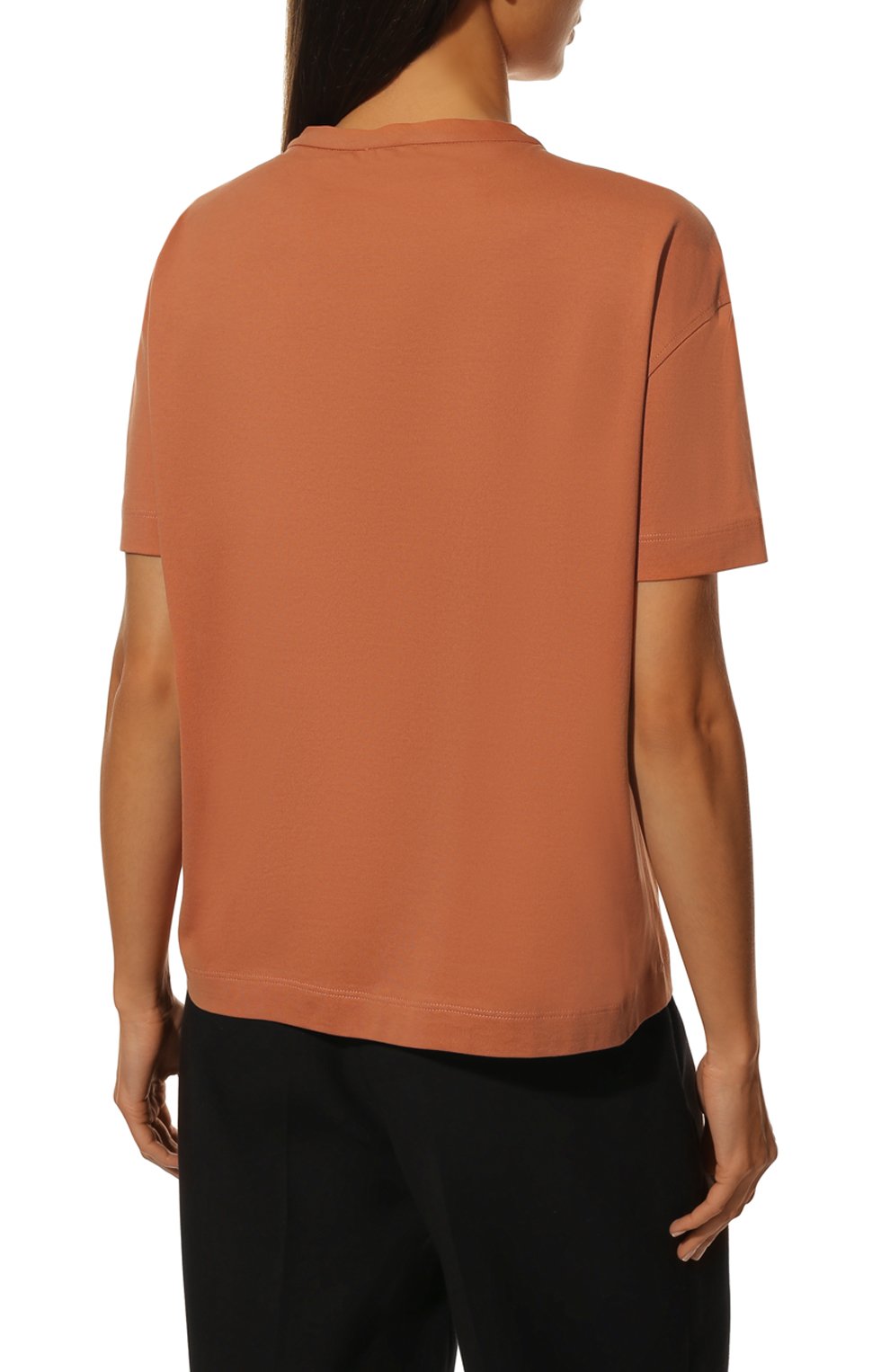 Хлопковая футболка BRUNELLO CUCINELLI, арт. M0A45BK400, фото 4