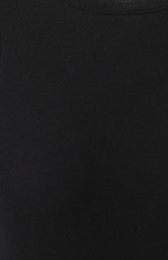 Женская хлопковая футболка JIL SANDER черного цвета, арт. J02NF0005/J20249 | Фото 6 (Рукава: Короткие; Материал сплава: Проставлено; Драгоценные камни: Проставлено; Стили: Минимализм; Принт: Без принта; Материал внешний: Хлопок; Длина (для топов): Стандартные)