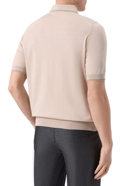 Поло из хлопка и шелка MVST, арт. M26.CSM.K425, фото 4