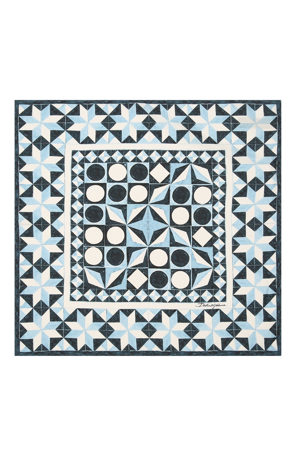 Шелковая бандана DOLCE & GABBANA, арт. GQ703E/G0W0Z, фото 3