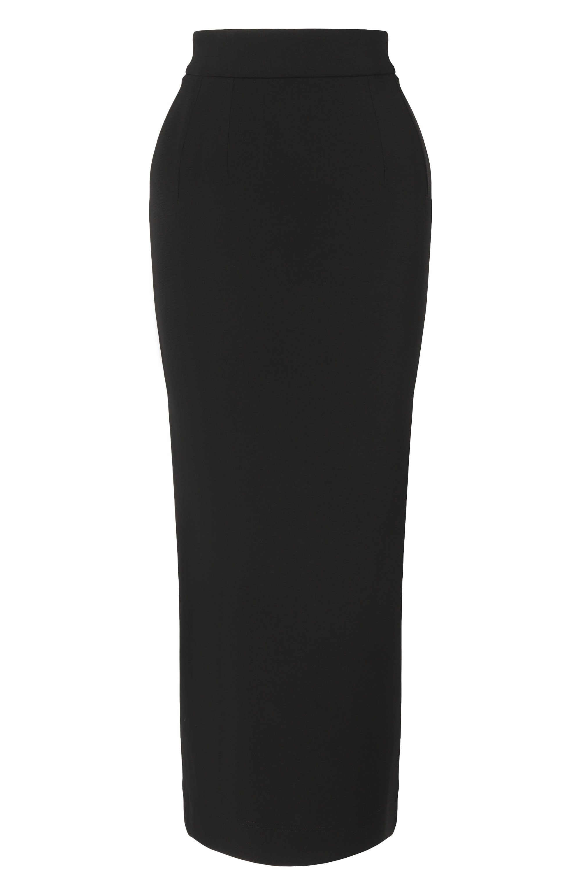 Юбка из вискозы DOLCE & GABBANA черного цвета по цене 88100 руб., арт. F4C0YT/FUGN7, фото 1 Юбка из вискозы DOLCE & GABBANA, арт. F4C0YT/FUGN7, фото 1