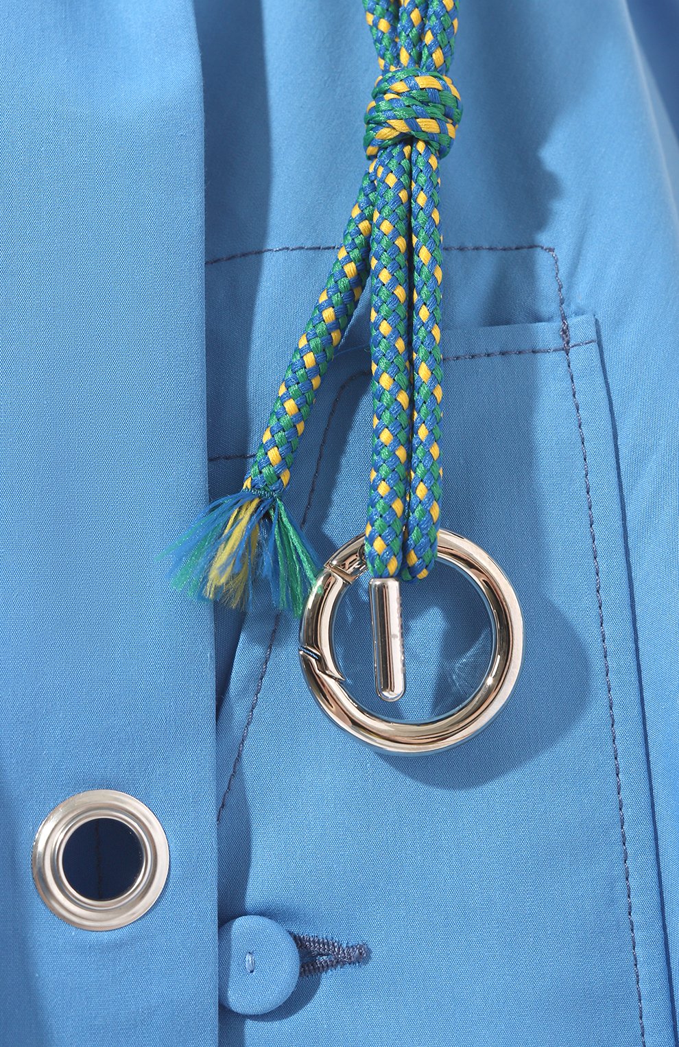 Хлопковое платье BEATRICE .B голубого цвета по цене 39100 руб., арт. 23FE6041P0P23, фото 5 Хлопковое платье BEATRICE .B, арт. 23FE6041P0P23, фото 5