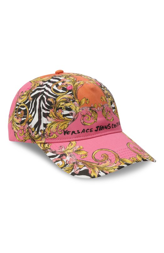 Хлопковая бейсболка Versace Jeans Couture 78HAZK59/ZG371 Разноцветный 78HAZK59/ZG371
