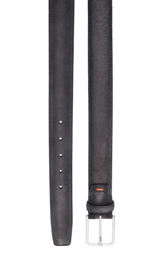 Замшевый ремень Santoni CM35VC003B91EACD Серый  CM35VC003B91EACD Фото 3
