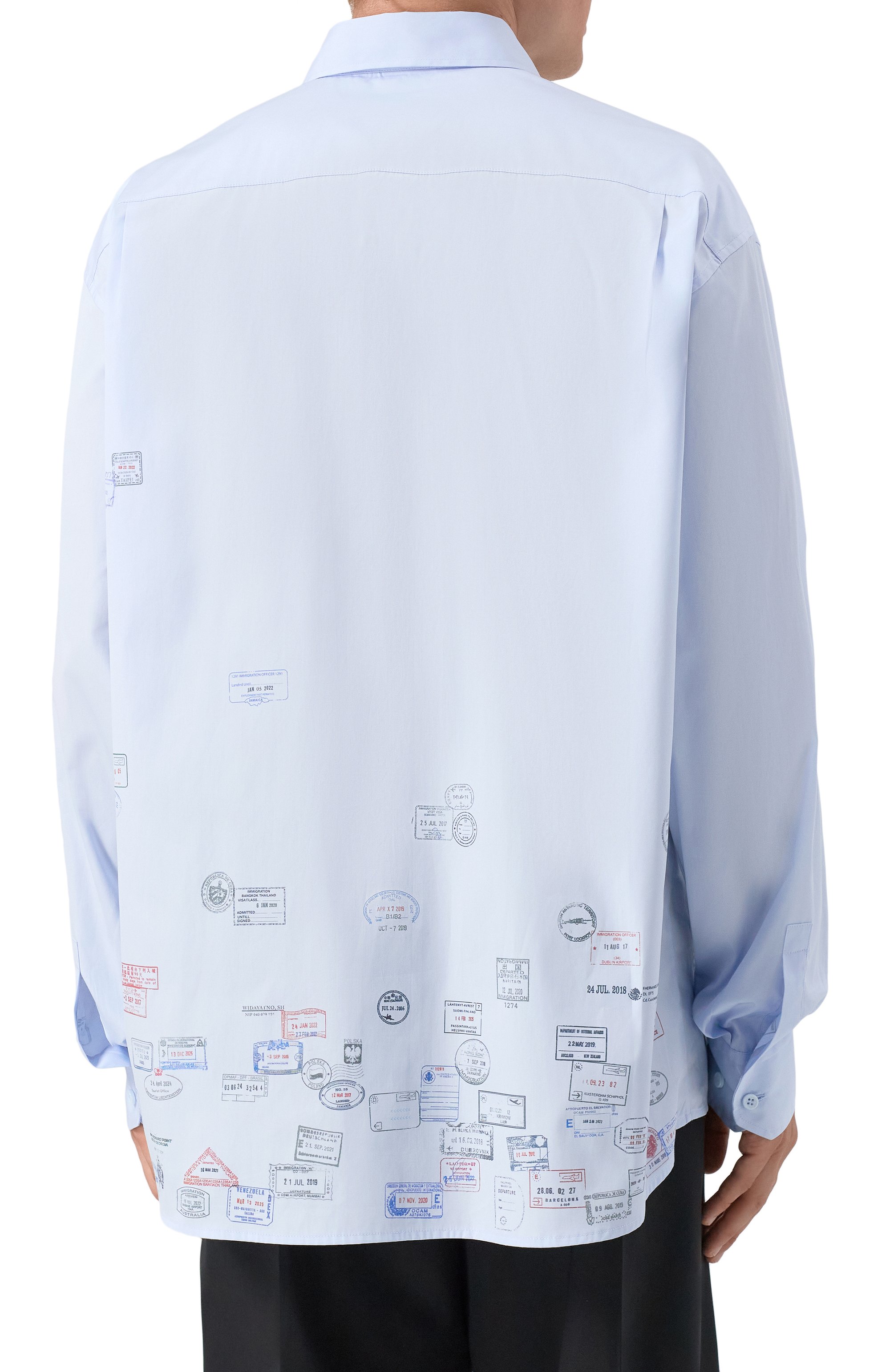 Хлопковая рубашка VETEMENTS, арт. UH76SH150L, фото 4