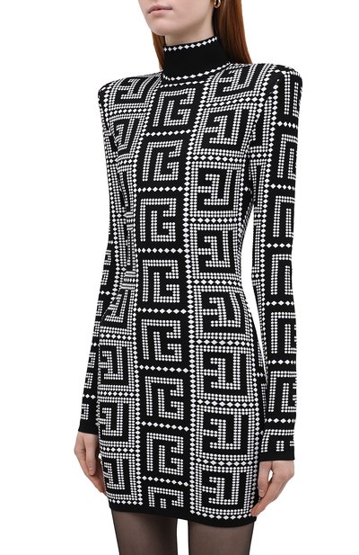 Платье из вискозы BALMAIN, арт. XF1R8241/KB08, фото 3
