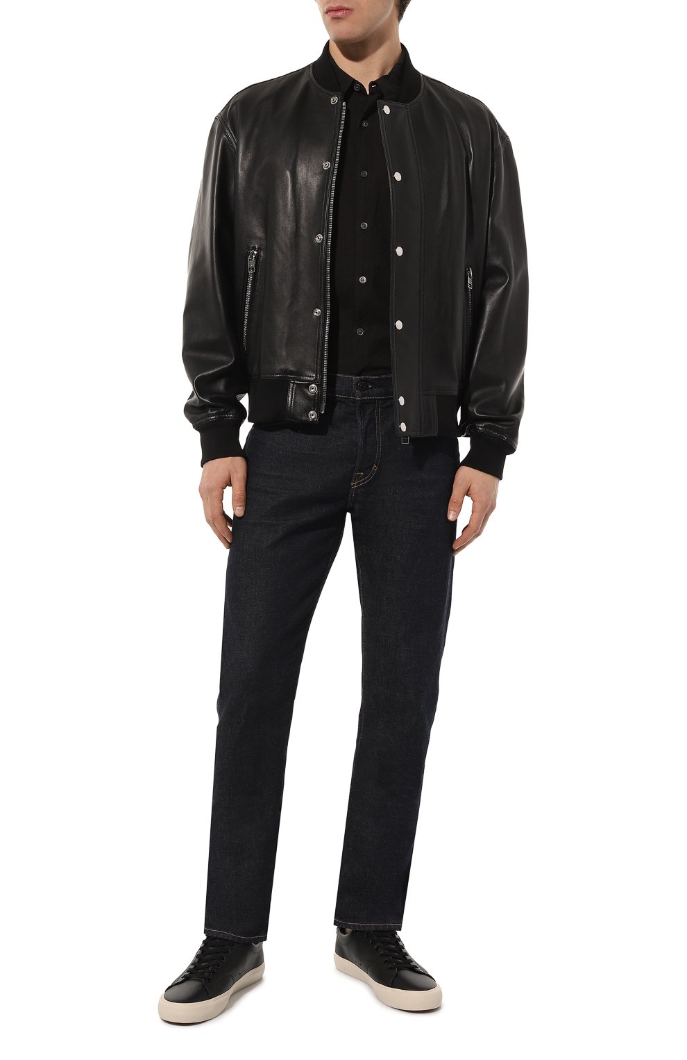 Хлопковая рубашка JAMES PERSE, арт. MLC3408/BLK, фото 2