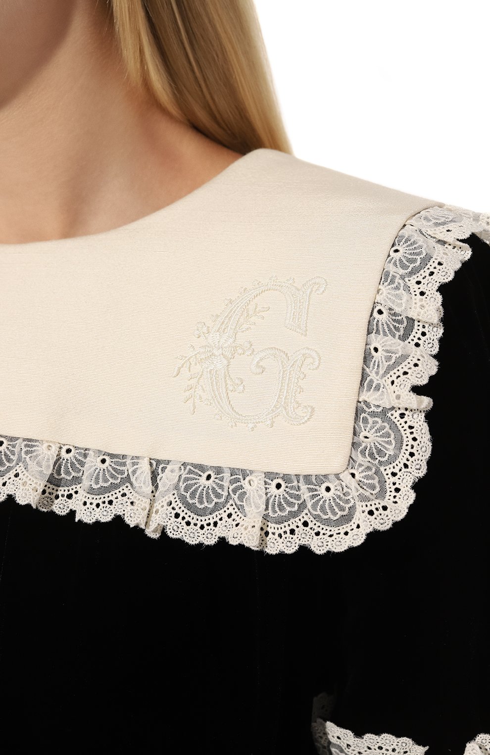 Бархатное платье GUCCI, арт. 637289 ZAFW7, фото 5