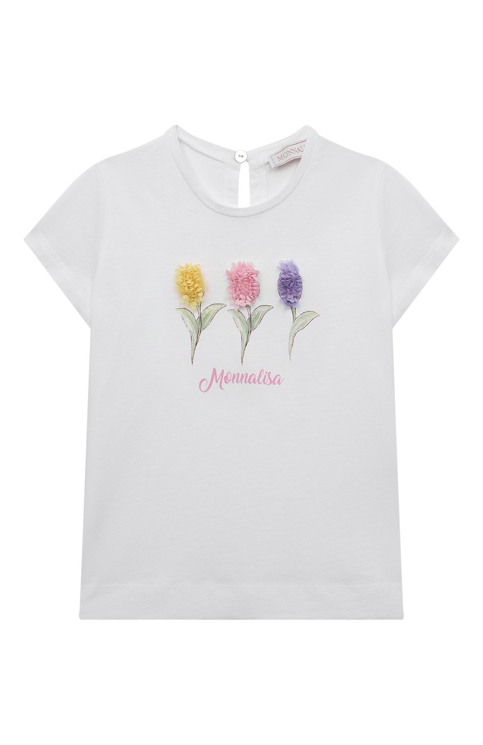 Хлопковая футболка MONNALISA, арт. 39A602., фото 1