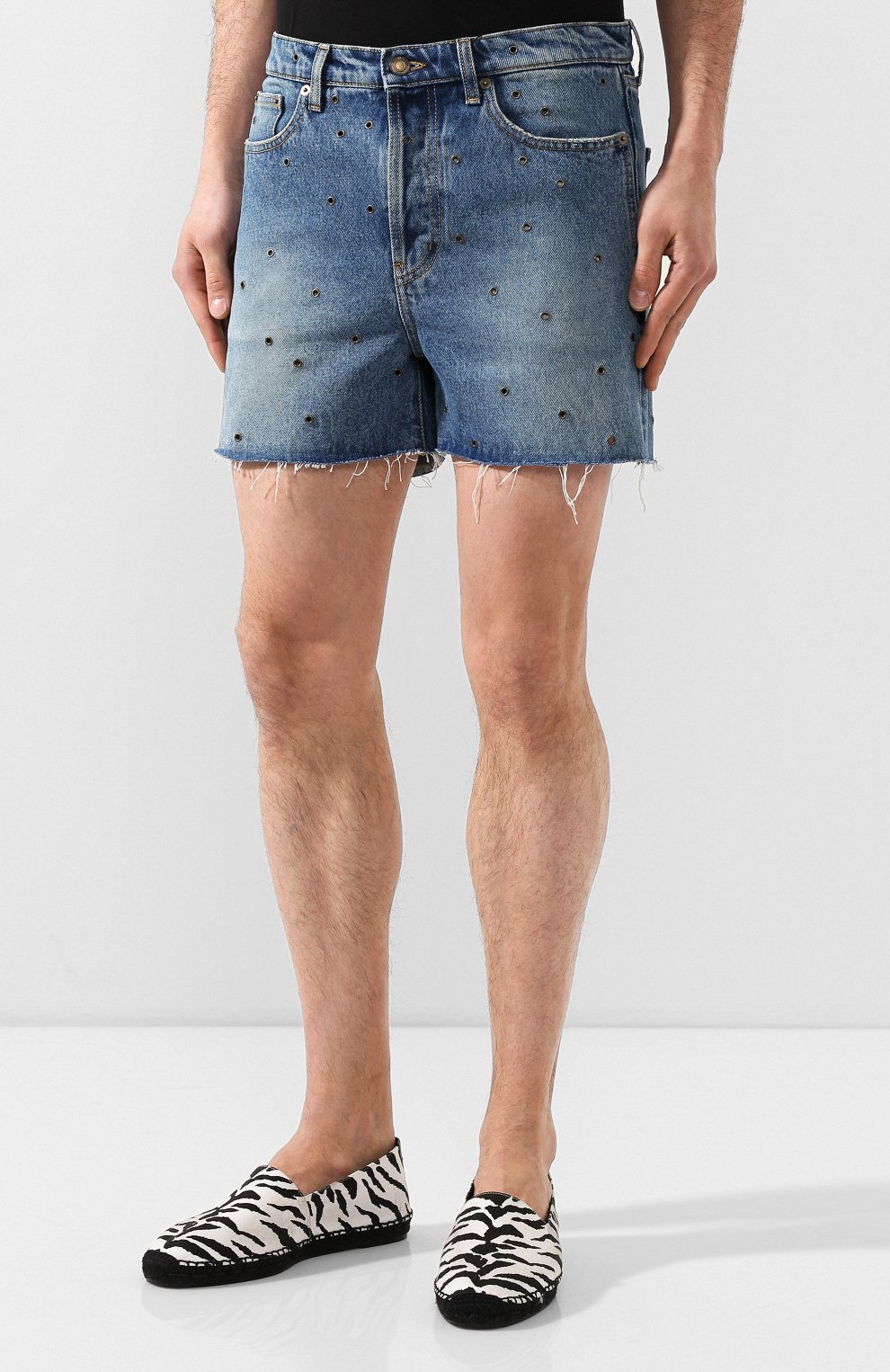 Джинсовые шорты SAINT LAURENT, арт. 606814/YL870, фото 3