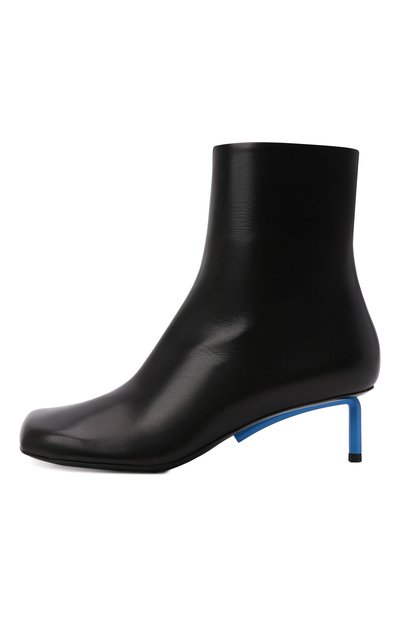 Кожаные ботильоны OFF-WHITE, арт. 0WID011F21LEA0011000, фото 4