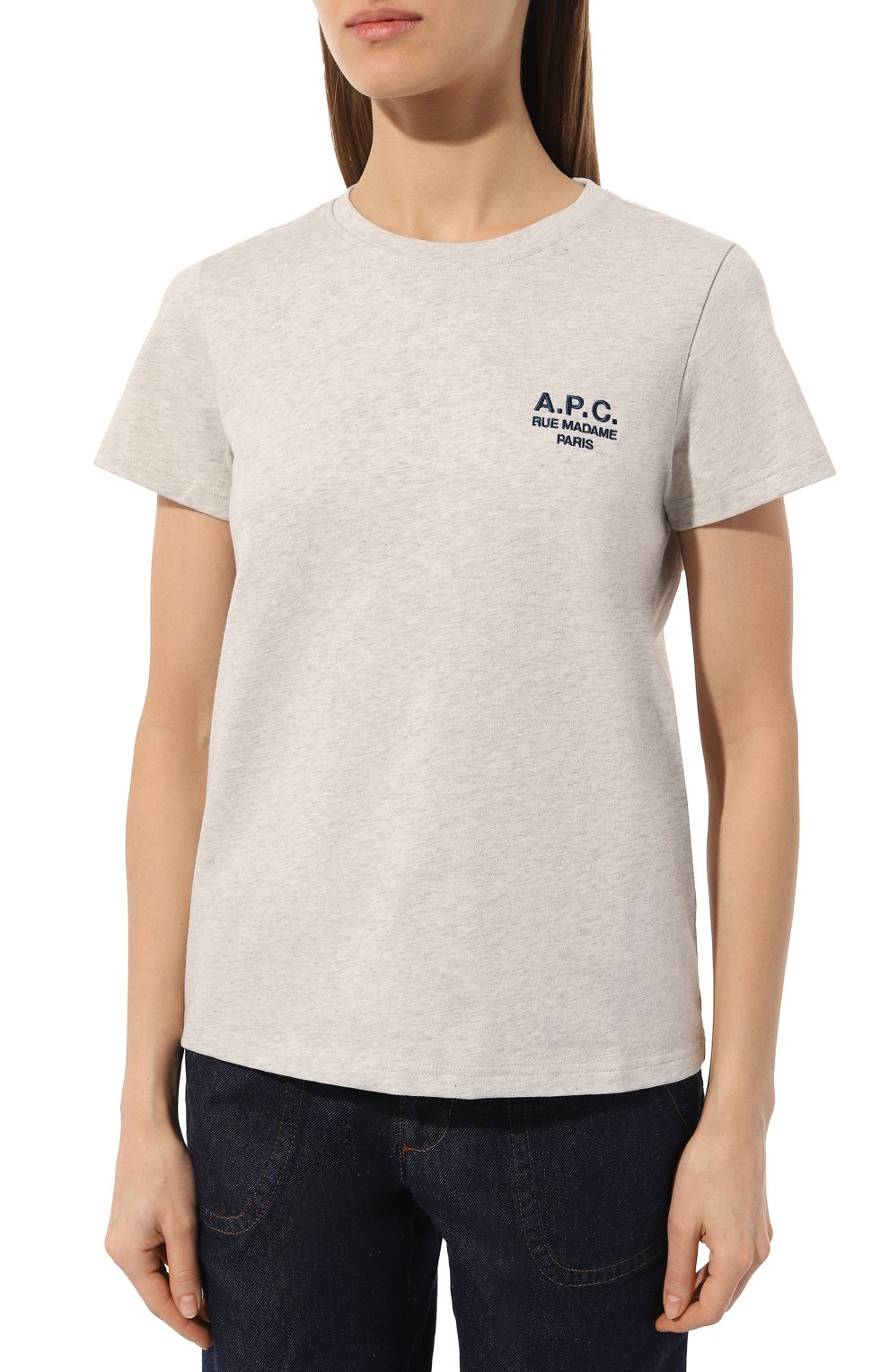 Хлопковая футболка A.P.C., арт. C0EZC-F26842, фото 3