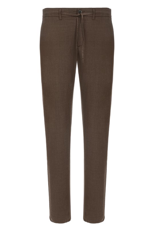 Шерстяные брюки Canali V1659/AR05087 Коричневый V1659/AR05087