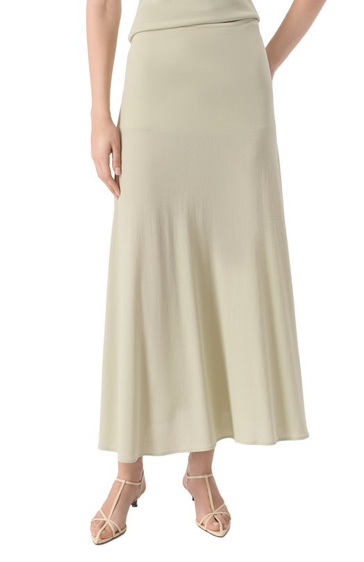 Юбка из вискозы Jil Sander J04MA0103/J65016 Зелёный  J04MA0103/J65016 Фото 3