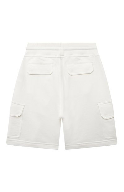 Шорты из хлопка и льна BRUNELLO CUCINELLI белого цвета по цене 39700 руб., арт. BTU10E388B, фото 2 Шорты из хлопка и льна BRUNELLO CUCINELLI, арт. BTU10E388B, фото 2