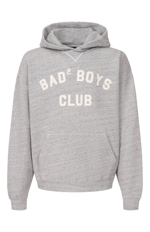 Хлопковое худи Dsquared2 S74GU0938/D25026 Серый S74GU0938/D25026