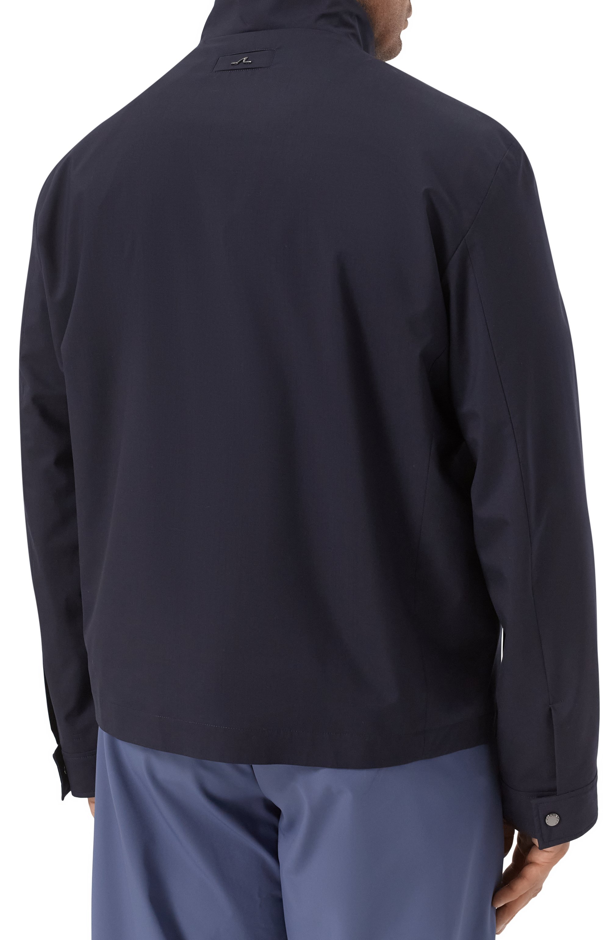 Куртка из шерсти и шелка PAUL&SHARK темно-синего цвета по цене 181500 руб., арт. 25412703, фото 4 Куртка из шерсти и шелка PAUL&SHARK, арт. 25412703, фото 4