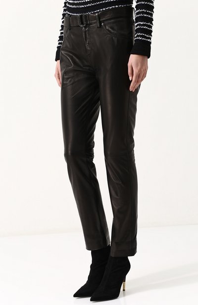 Кожаные брюки TOM FORD, арт. PAL647-LEX181, фото 3