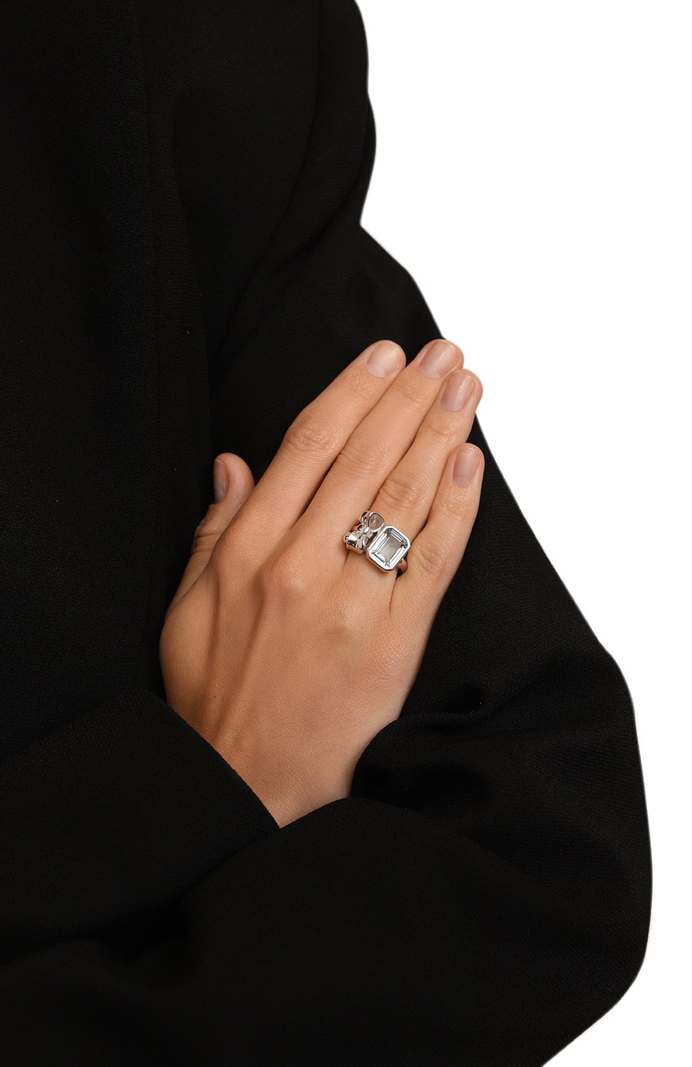 Кольцо с бантом и топазом MOONKA, арт. BW-925SL-RG00-TPZ, фото 2