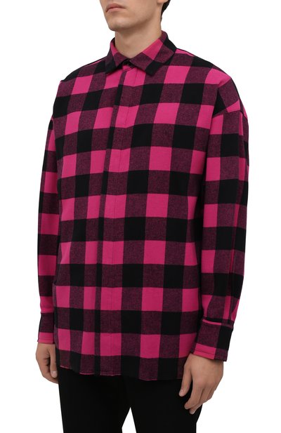 Хлопковая рубашка PALM ANGELS, арт. PMGA079F21FAB0013205, фото 3