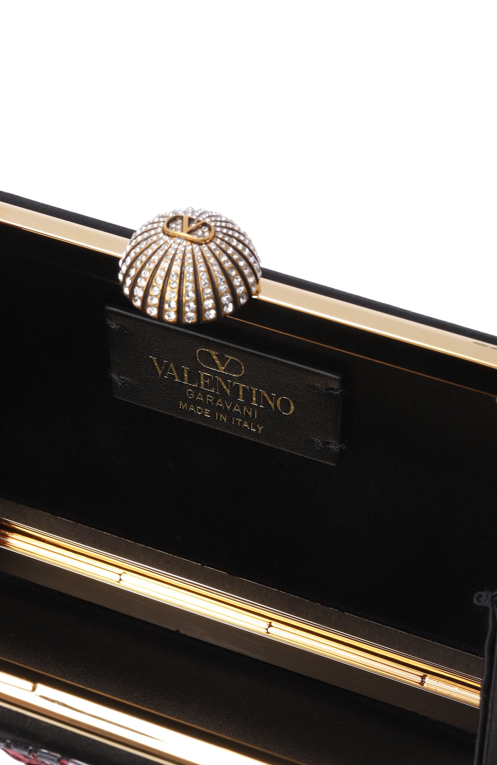 Клатч carry secrets VALENTINO черного цвета по цене 471000 руб., арт. 9W2B0S02/GKH, фото 5 Клатч carry secrets VALENTINO, арт. 9W2B0S02/GKH, фото 5