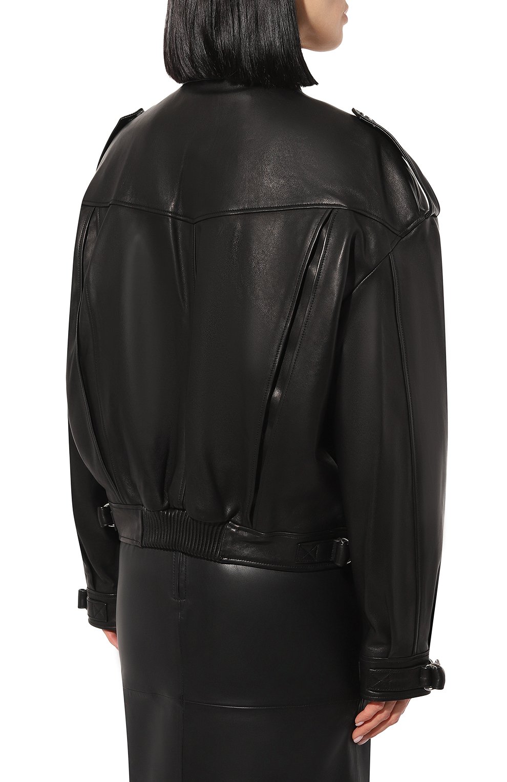 Кожаный бомбер JACOB LEE, арт. WLJ0322AW24GB, фото 4